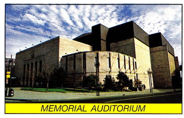 1989 PANINI #217-Memorial Auditorium