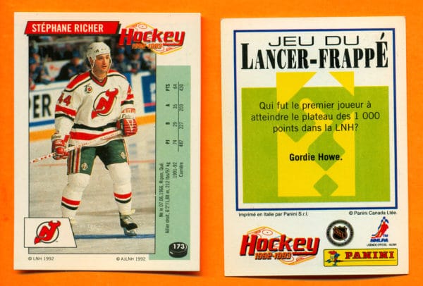 1992 PANINI French #173-Stephane Richer