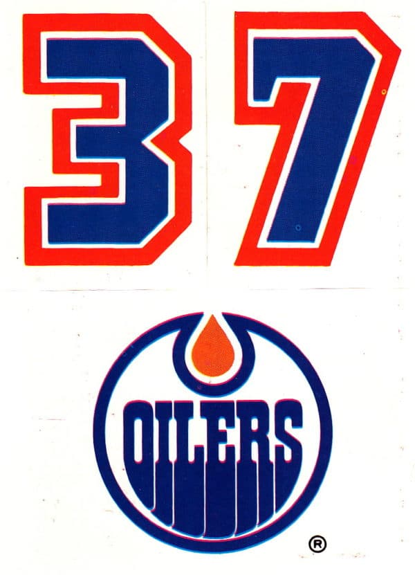 1987 Topps #40- Oilers BOTTOM Logo