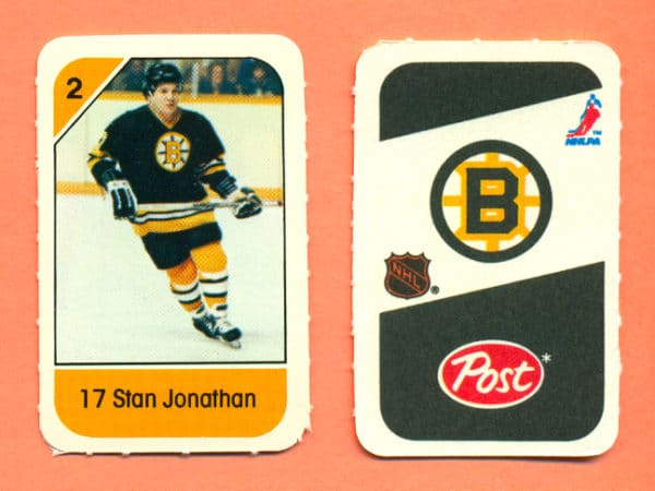 1982 Post Mini Cards #6-Stan Jonathan