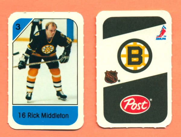 1982 Post Mini Cards #13-Rick Middleton