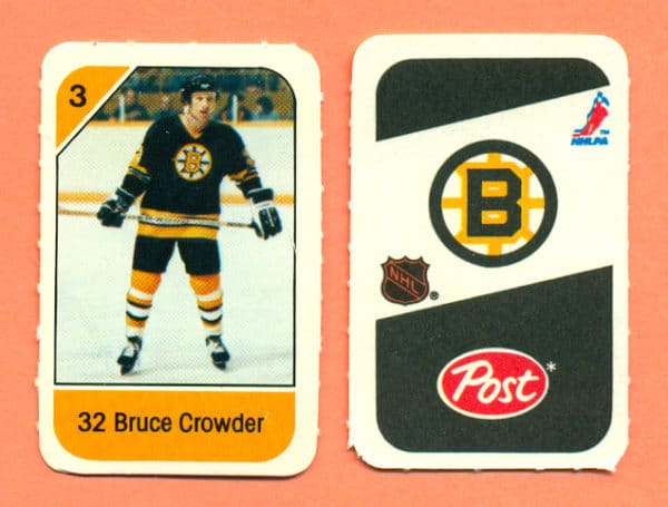 1982 Post Mini Cards #14-Bruce Crowder