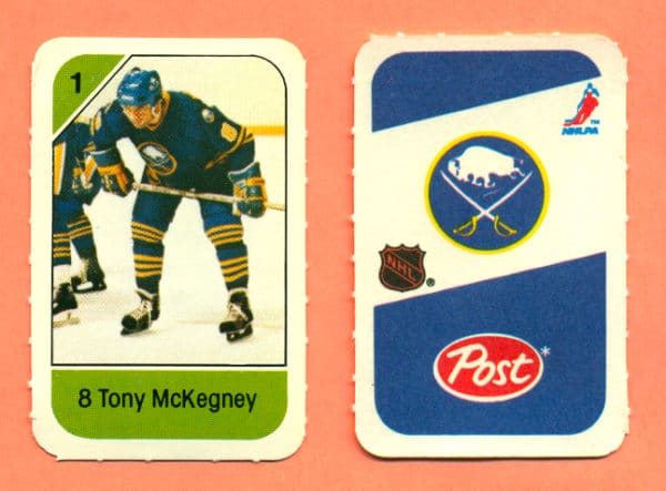 1982 Post Mini Cards #23-Tony McKegney