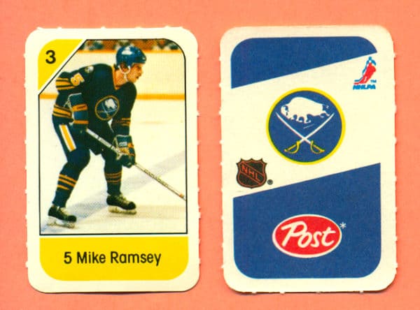 1982 Post Mini Cards #26-Mike Ramsey