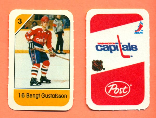 1982 Post Mini Cards #94-Bengt Gustafsson