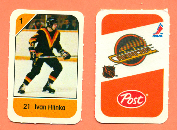 1982 Post Mini Cards #101-Ivan Hlinka