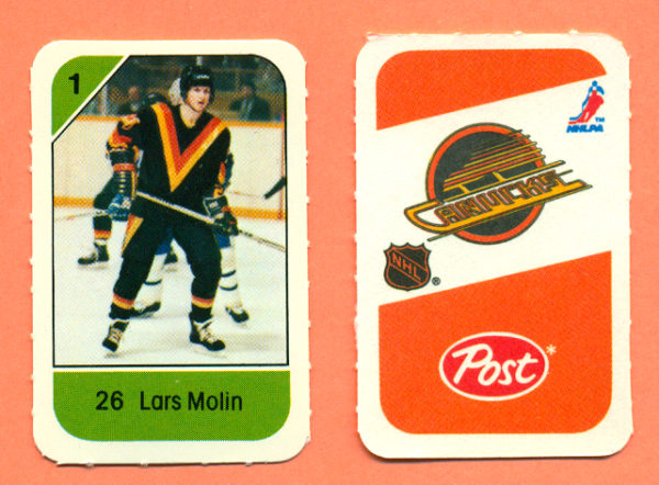 1982 Post Mini Cards #103-Lars Molin