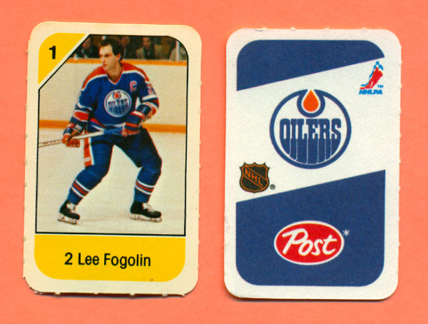 1982 Post Mini Cards #113-Lee Fogolin