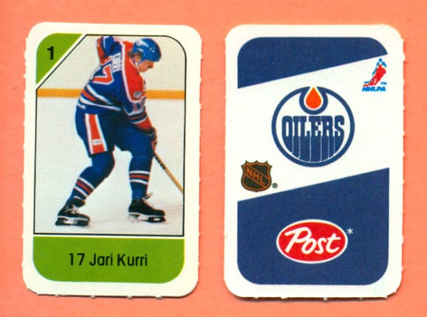 1982 Post Mini Cards #119-Jari Kurri