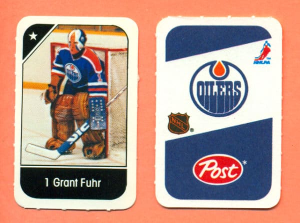 1982 Post Mini Cards #120-Grant Fuhr