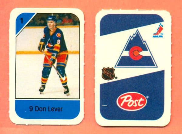 1982 Post Mini Cards #132-Don Lever