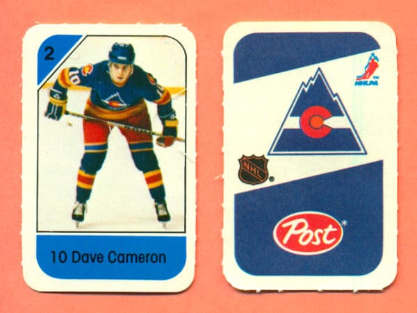 1982 Post Mini Cards #140-Dave Cameron