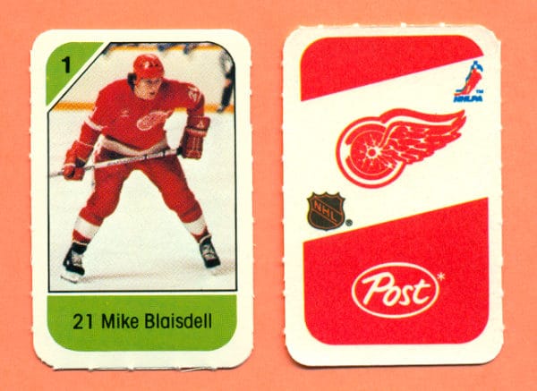 1982 Post Mini Cards #151-Mike Blaisdell