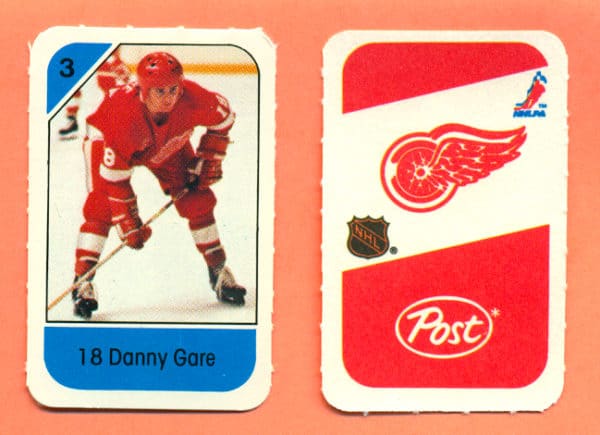 1982 Post Mini Cards #157-Danny Gare