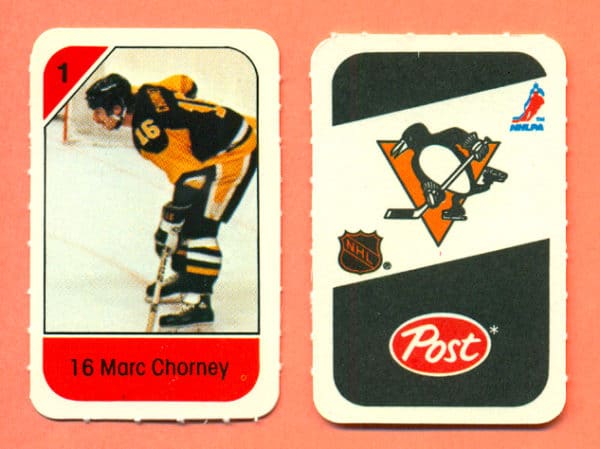 1982 Post Mini Cards #162-Marc Chorney