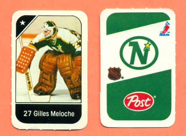 1982 Post Mini Cards #184-Gilles Meloche