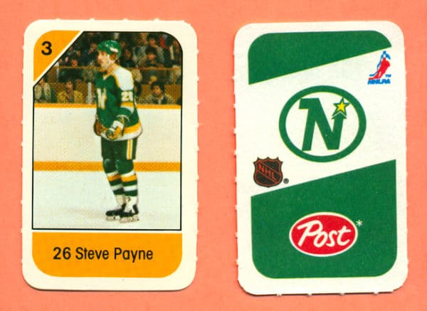 1982 Post Mini Cards #190-Steve Payne