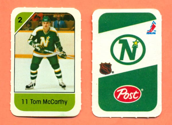 1982 Post Mini Cards #191-Tom McCarthy