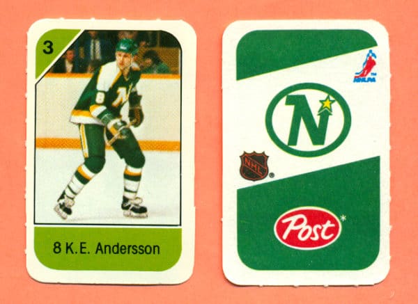 1982 Post Mini Cards #192-K.E. Anderson