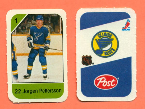 1982 Post Mini Cards #199-Jorgen Pettersson