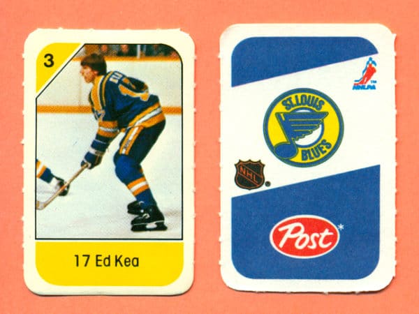 1982 Post Mini Cards #202-Ed Kea