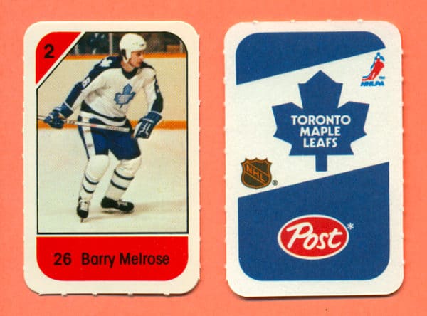 1982 Post Mini Cards #211-Barry Melrose