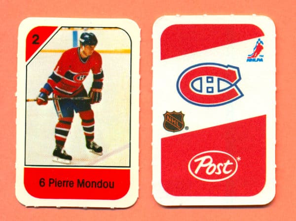 1982 Post Mini Cards #227-Pierre Mondou