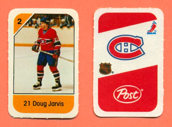 1982 Post Mini Cards #230-Doug Jarvis