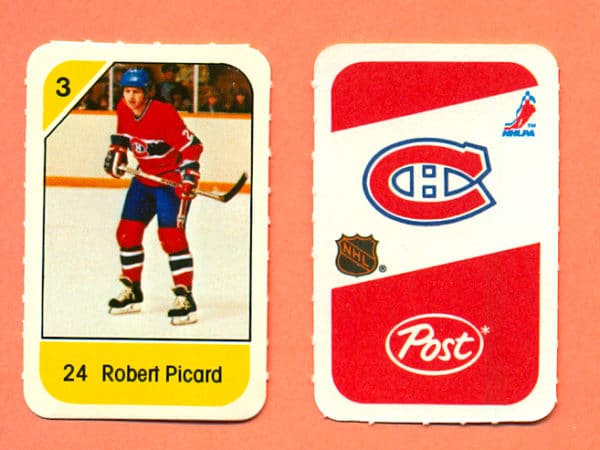 1982 Post Mini Cards #234-Robert Picard