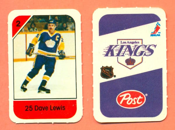 1982 Post Mini Cards #243-Dave Lewis