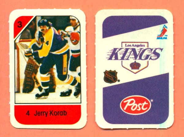 1982 Post Mini Cards #251-Jerry Korab