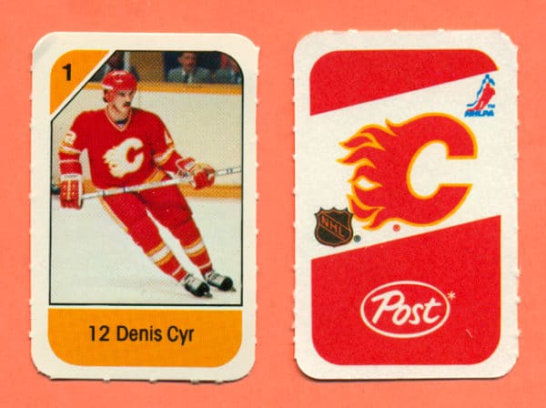 1982 Post Mini Cards #261-Denis Cyr