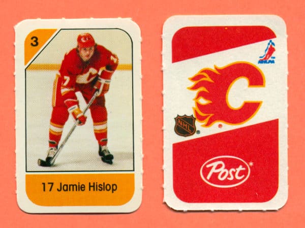 1982 Post Mini Cards #270-Jamie Hislop