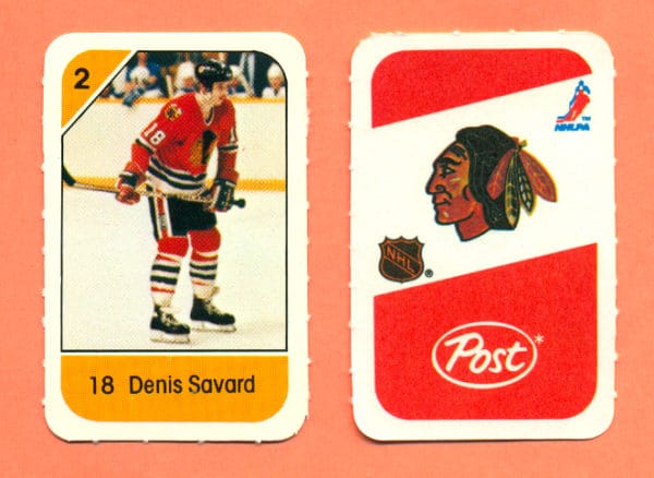 1982 Post Mini Cards #278-Denis Savard