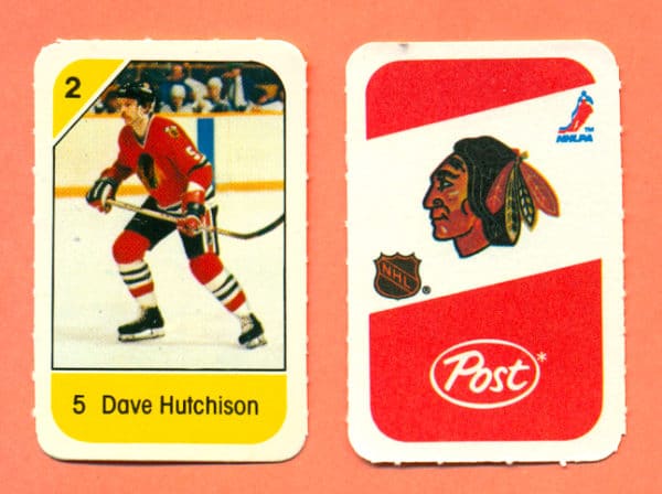 1982 Post Mini Cards #281-Dave Hutchinson