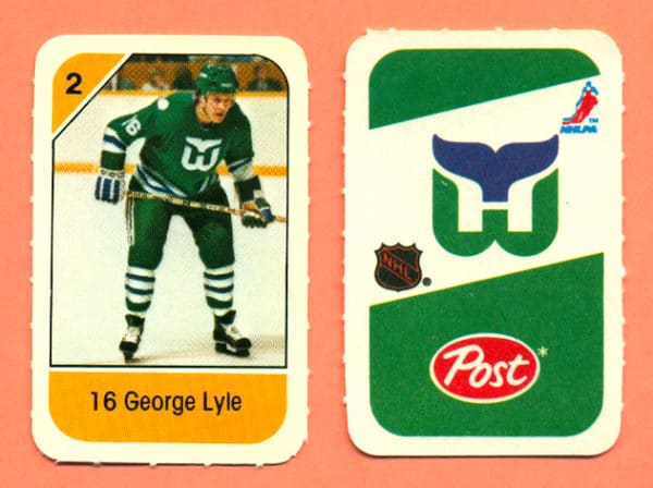 1982 Post Mini Cards #294-George Lyle