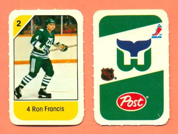 1982 Post Mini Cards #297-Ron Francis