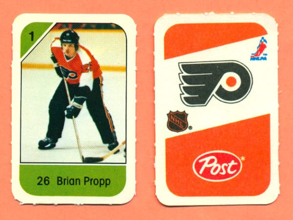 1982 Post Mini Cards #311-Brian Propp