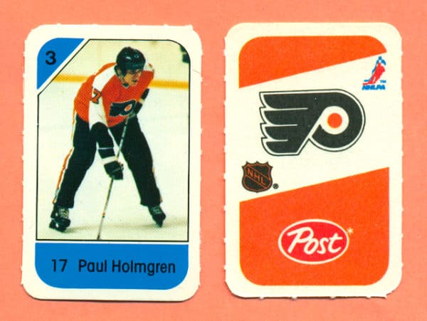 1982 Post Mini Cards #317-Paul Holmgren