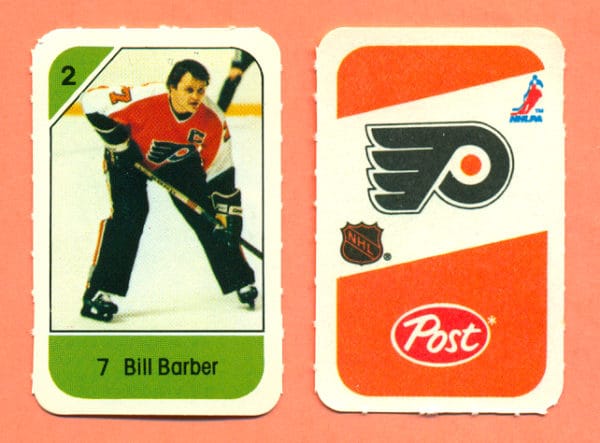 1982 Post Mini Cards #319-Bill Barber