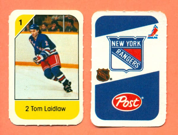 1982 Post Mini Cards #321-Tom Laidlaw