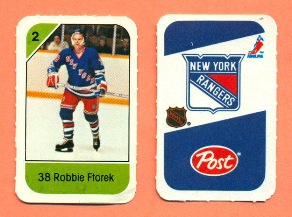 1982 Post Mini Cards #335-Robbie Ftorek