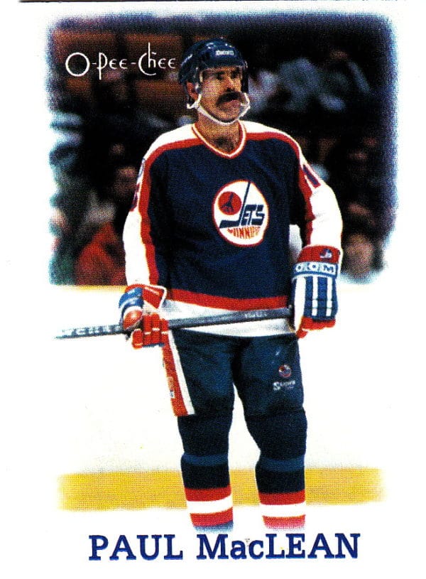 1988 OPC Mini Cards #23-Paul MacLean