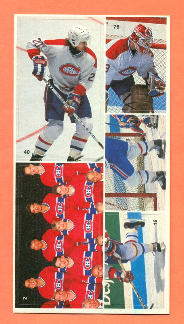 1987 Vachon Canadiens Panel #21 (4076)