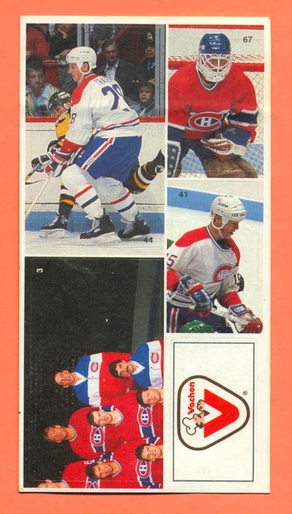 1987 Vachon Canadiens Panel #14 (4467)