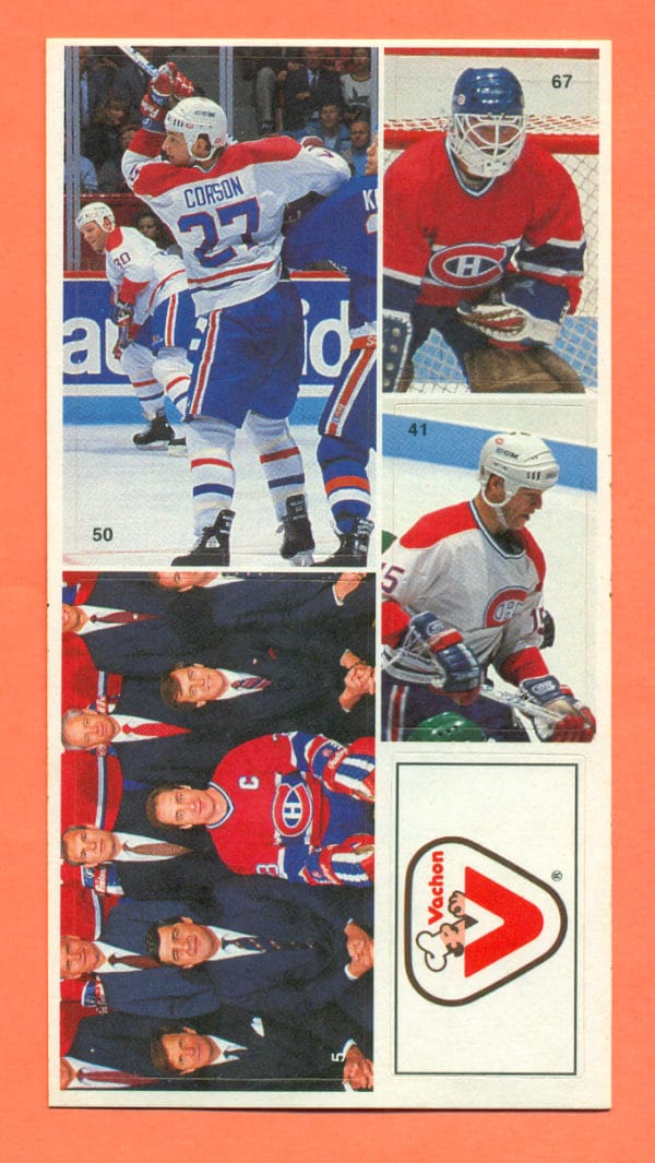 1987 Vachon Canadiens Panel #31 (5067)