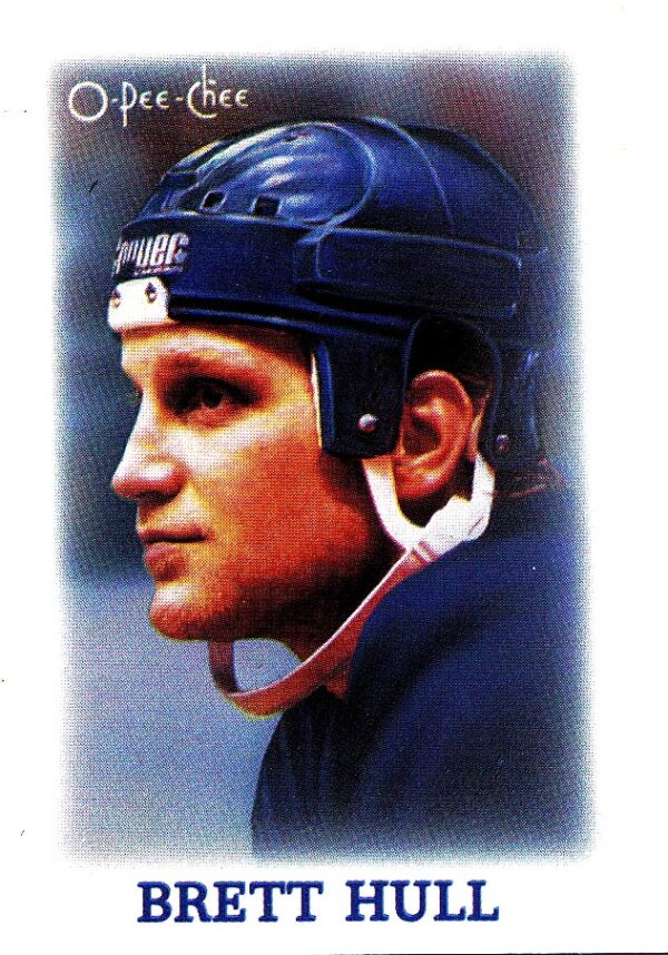 1988 OPC Mini Cards #16-Brett Hull