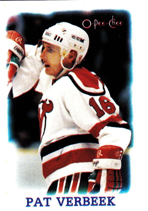 1988 OPC Mini Cards #43-Pat  Verbeek