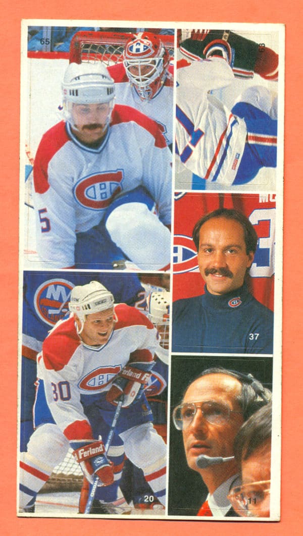 1987 Vachon Canadiens Panel #10 (6563)