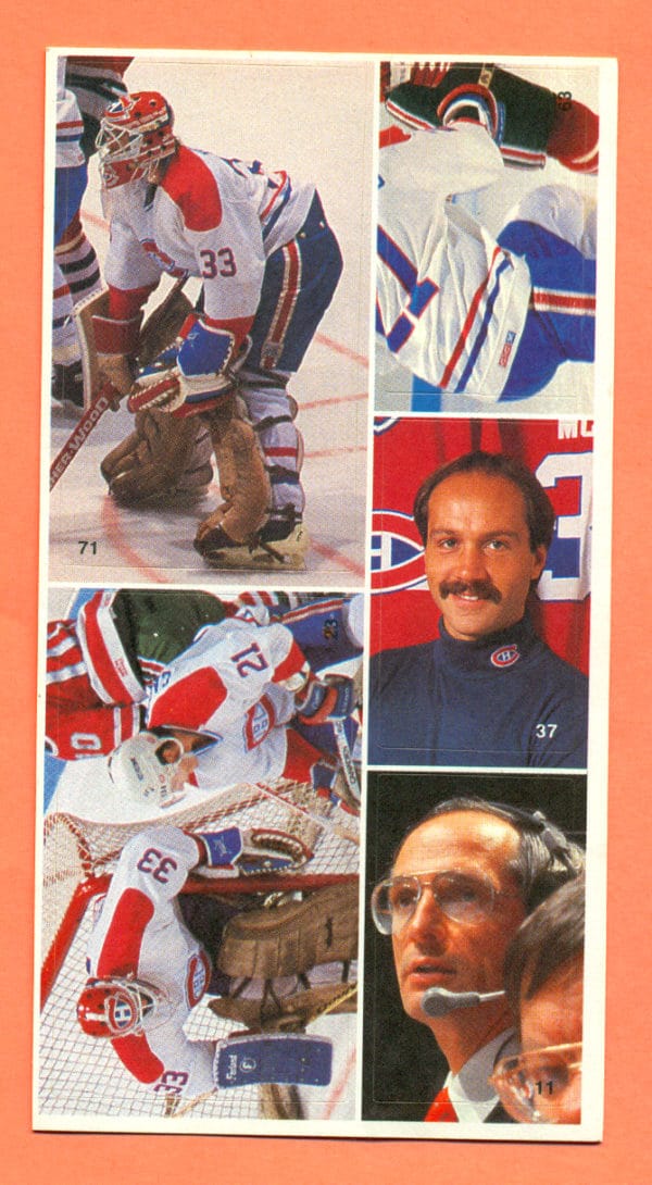 1987 Vachon Canadiens Panel #26 (7163)